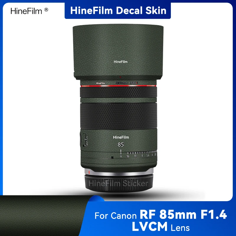 Hinefilm Skin for Canon RF85 F1.4 Lens Decal Skin 85 1.4 Lens Sticker for Canon RF 85mm f/1.4L VCM Wrap Cover RF85F1.4 Skin