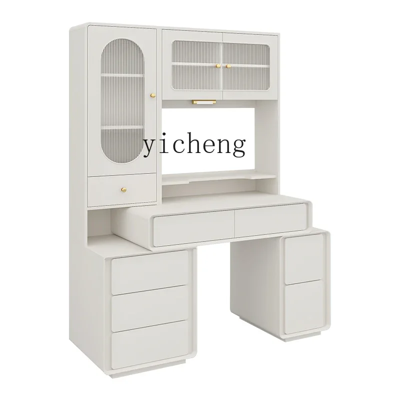 Dresser Bedroom Premium Sense Desk Computer Desk Integrated Bookcase Large Capacity Makeup Table