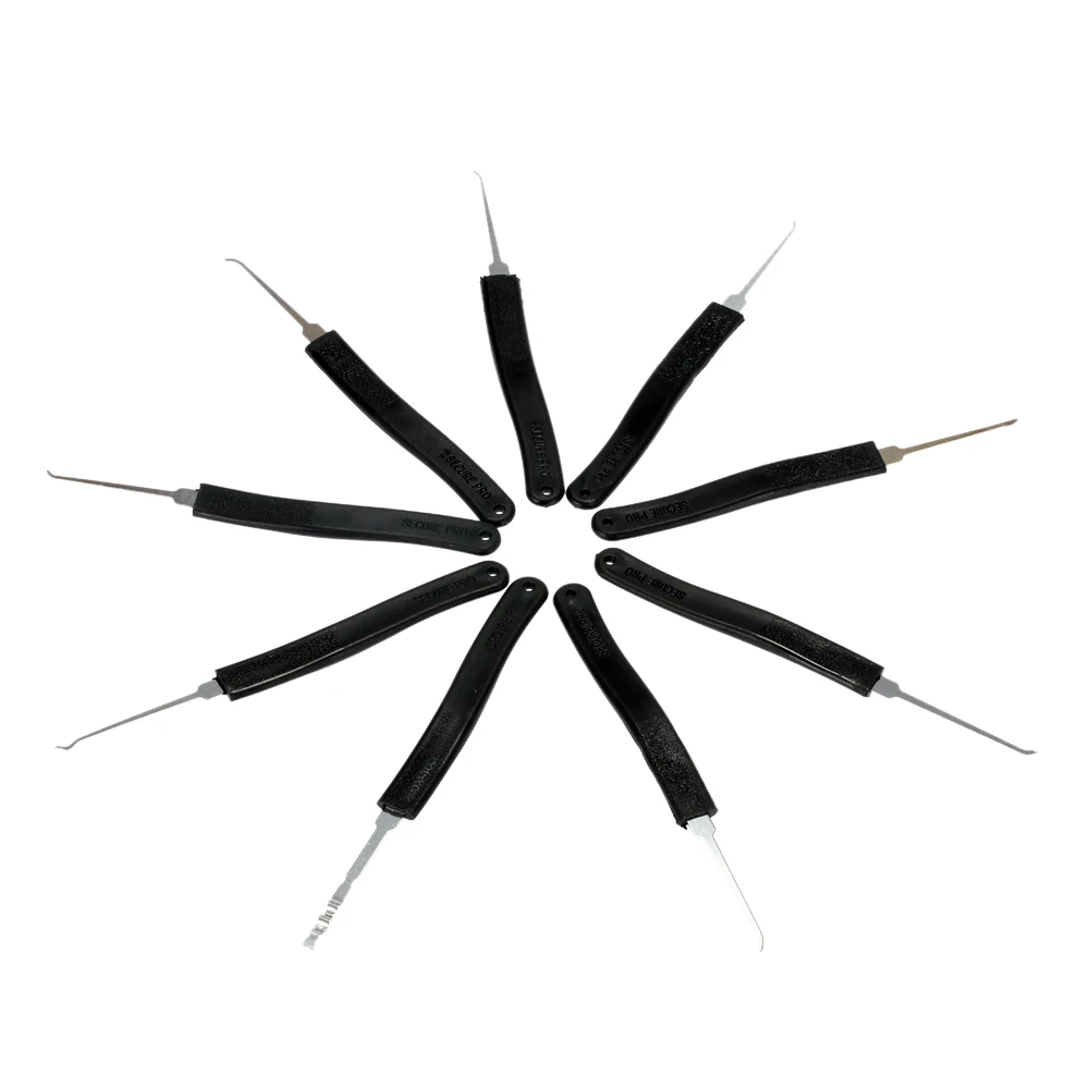 Set di strumenti per aprire rapidamente la serratura della porta Set di strumenti professionali per fabbro con 2 piccole chiavi per la casa \u0026amp Living