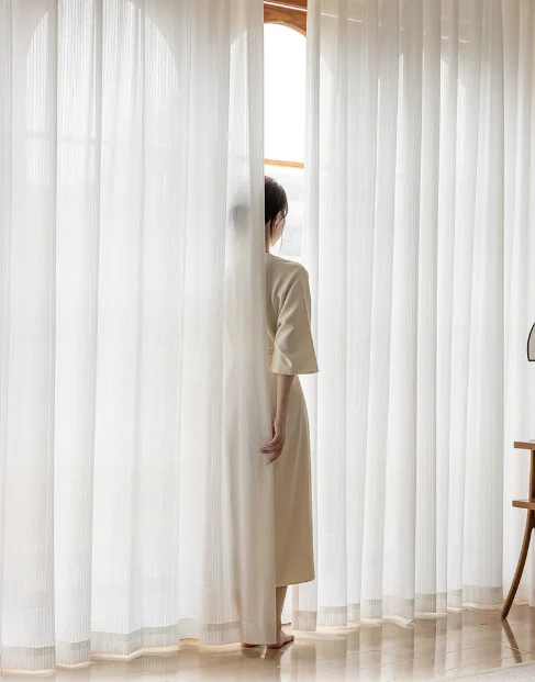 Modern Simple Style Solid Color Mirror Herringbone Pattern Jacquard Curtains Living Room Bedroom Balcony Blackout Curtains
