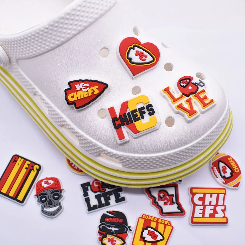 Wholesale Bulk 2023 Champions Team Football Pins 100Pcs Shoe Decoration For Bracelet Charm Kids Favors Birthday Gifts Supplies