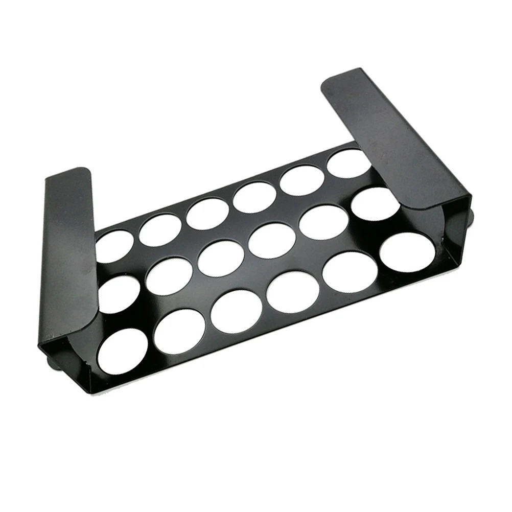 

18 Holes Black Nonstick Chicken Drumstick Jalapeno Grill Rack BBQ Camping Stainless Steel Pepper Roasting Tool Outdoor