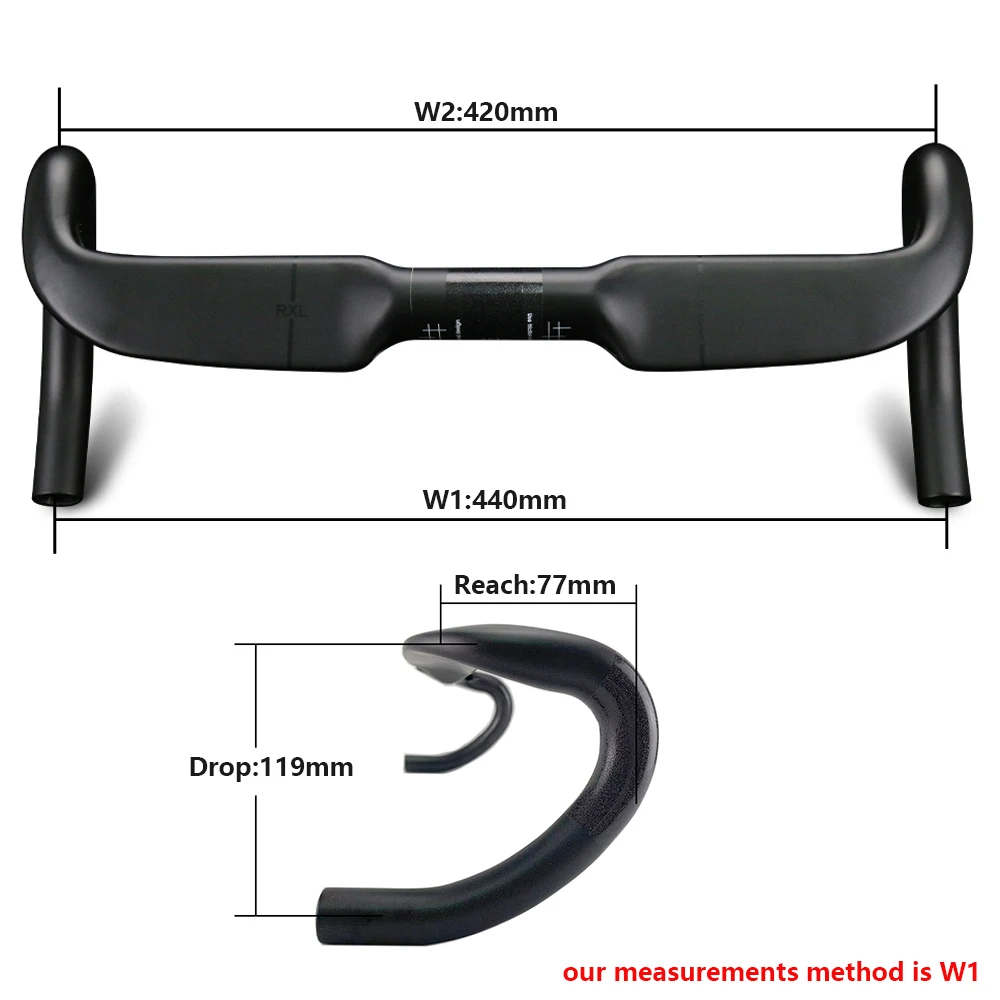 Fietsen Grind Fiets Snelheid Stuur RXL SL 31.8 Carbon Road Stuur Voor Fiets Interne Routing UD Matte Drop Handle Bar