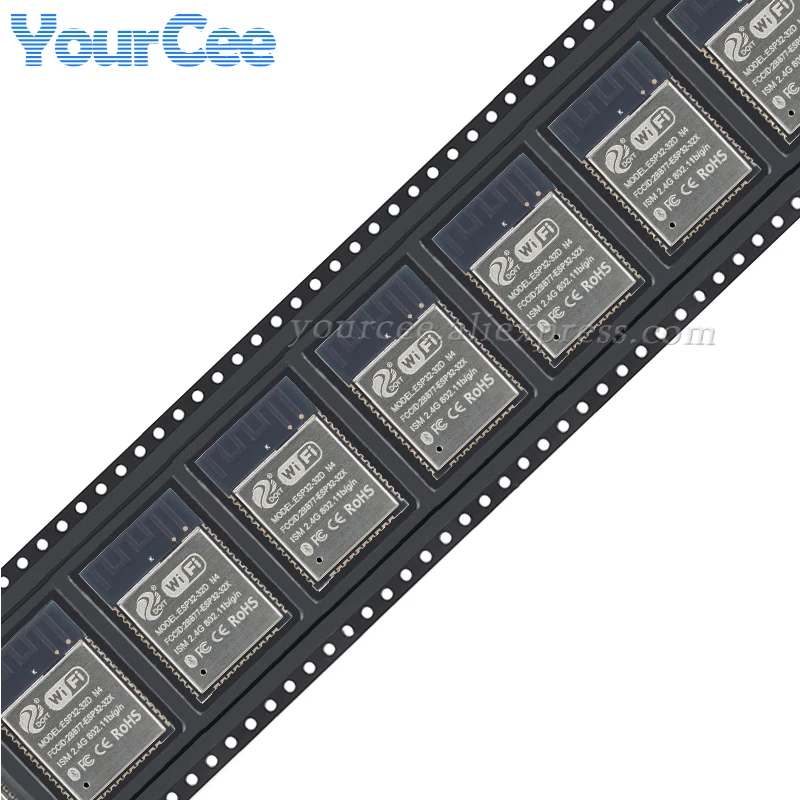 5pcs/1pc ESP32 ESP32-32D-N4 ESP32-32E-N4 ESP32-32UE-N4 32-bit dual-core Ble Wi-Fi Wireless Wifi MCU Module ESP32-D0WDV3 chip