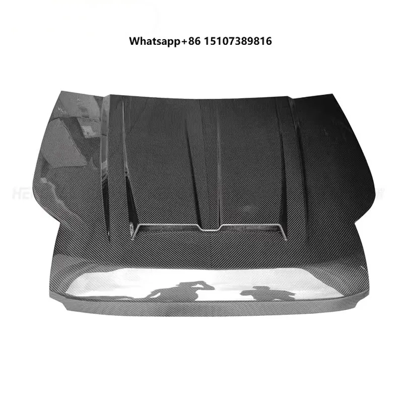 New Carbon Fiber Vented Engine Hood with Bolts for Defender L663 2021-2024 (Bolt-On)