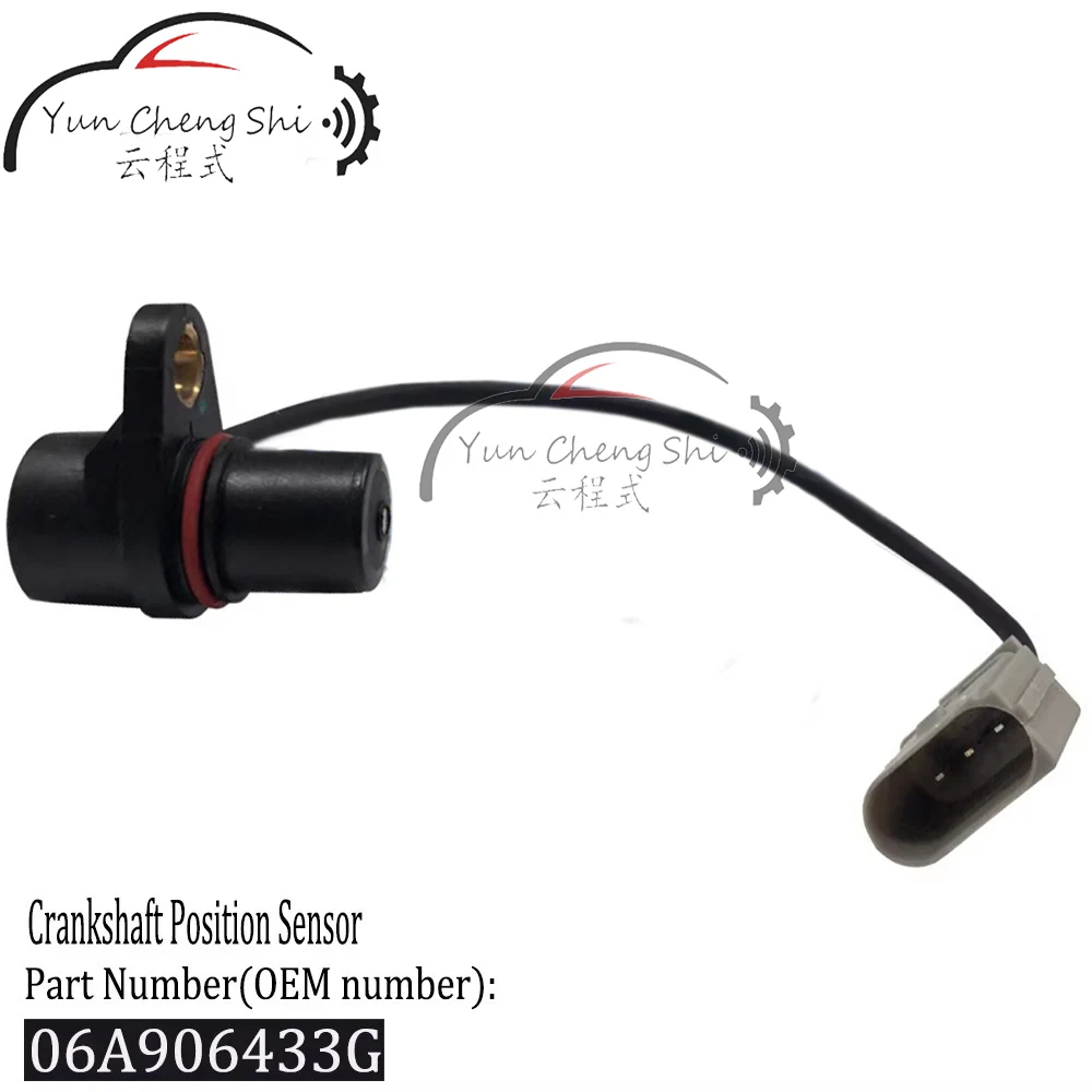 Crankshaft Position Sensor 06A906433N 06A906433L 06A906433G For VW Jetta Golf Audi A3 A4 A6 TT 1.8T 2.0T