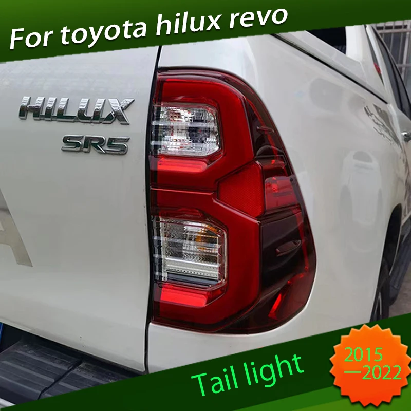 

Car Led Taillights For Toyota Hilux Revo 2015 2016 - 2021 Brake Lamp Reverse Rear Tail light Lamp