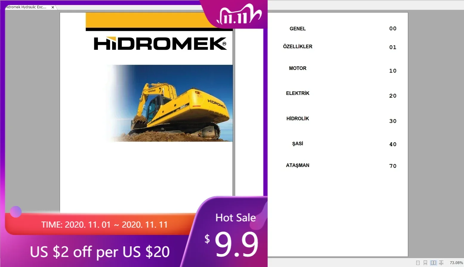 

Экскаватор AutoCD Hidromek 5,83 ГБ, колесный погрузчик, обслуживание экскаватора-погрузчика и руководство по эксплуатации DVD