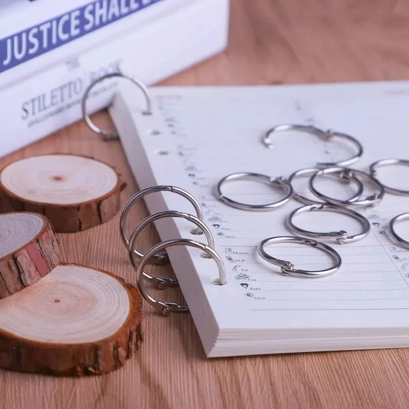 Metal Loose Leaf Binder Rings for Book Binding