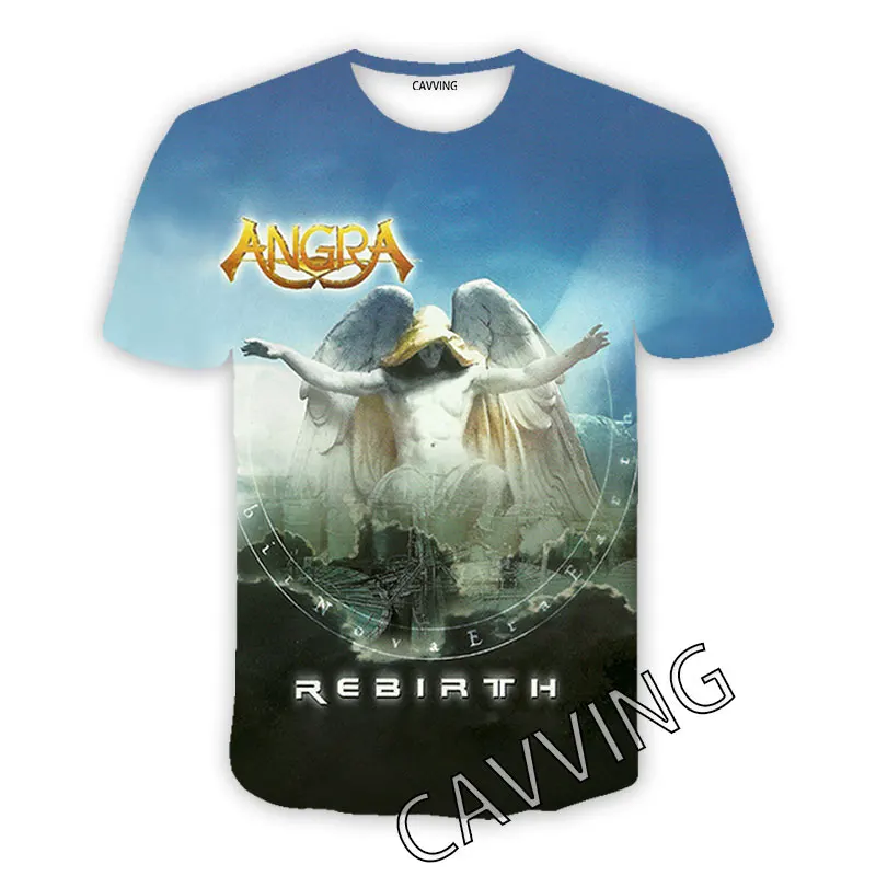 CAVVING 3D Printed  ANGRA Rock  Casual T-shirts  Hip Hop T Shirts Harajuku Styles Tops Clothing for Men/women