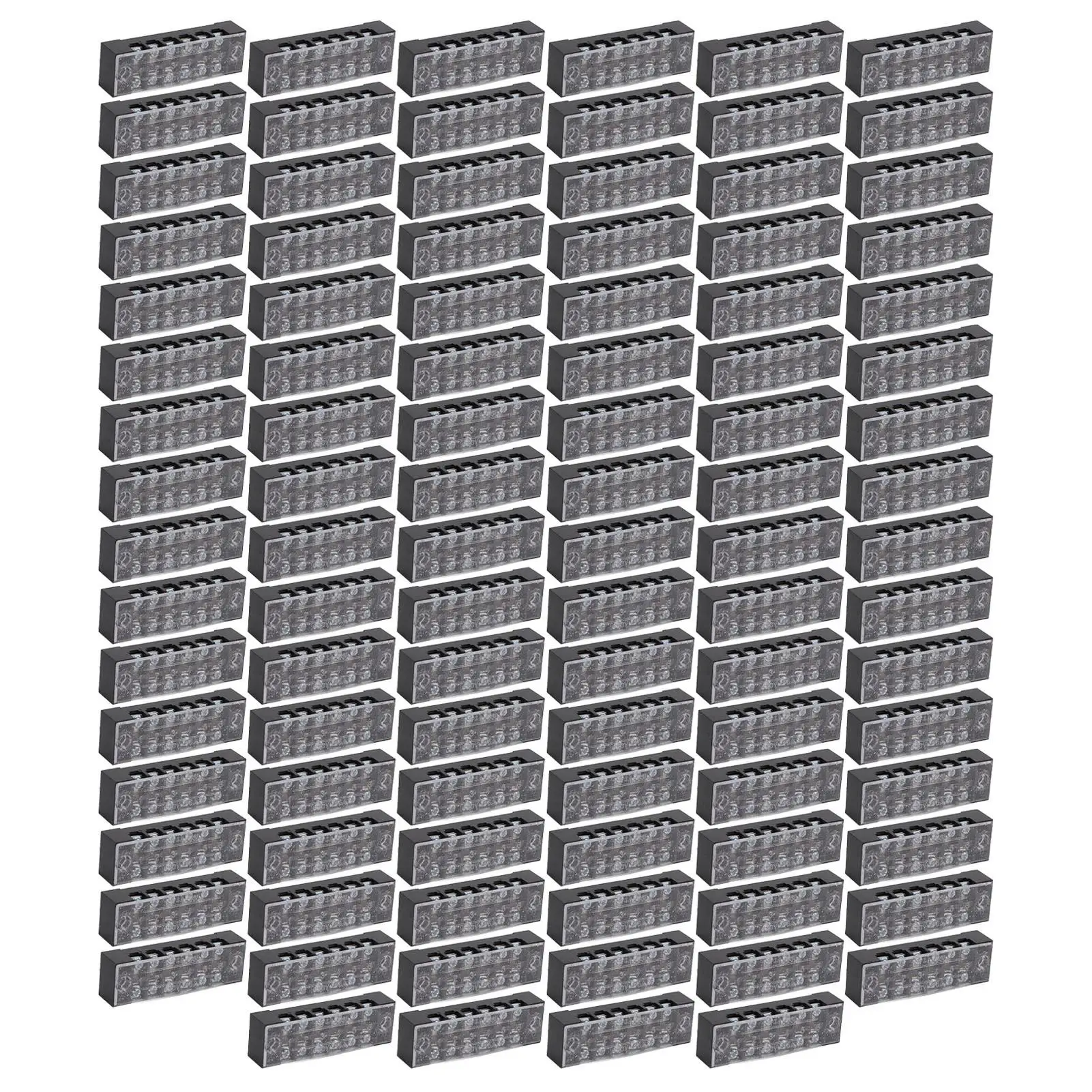고전압 터미널 블록 세트 600V 15A 전원 분배 캐비닛용 내구성 있는 나사식 터미널 스트립, 고성능