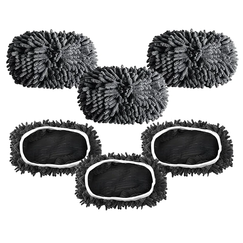 ABKR-Wipes Reusable For Swiffer Sweeper Mop, Floor Mop Cover, Dry Floor Cloths/Wet Floor Cloths, Washable Mop Cloth