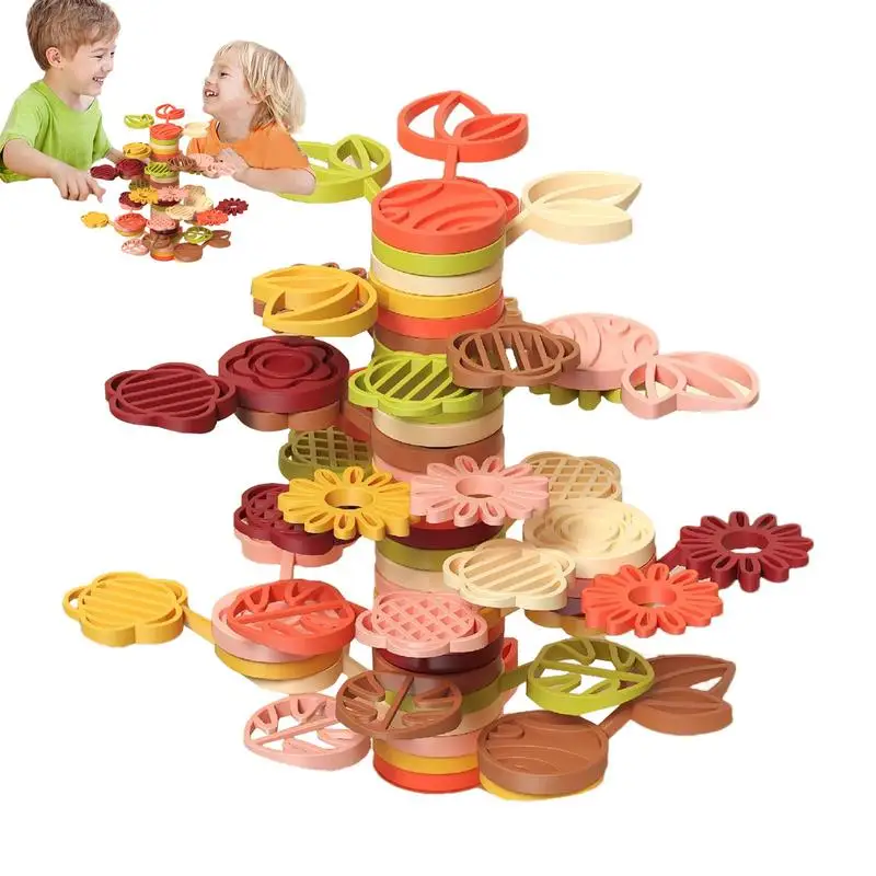 

Stacking Tree Toy Balancing Blocks Montessori Toy Balancing Stacking Blocks Montessori Developmental Educational Toys For Girls