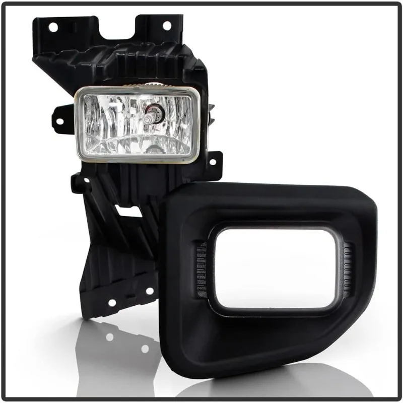 ACANII - لـ 2020-2022 F250 F350 SuperDuty [OE Style] مصابيح ضباب هالوجين مع مفتاح وأطقم زوج يسار + يمين