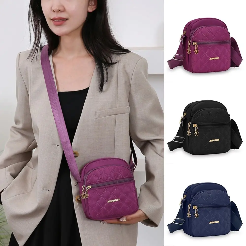Tote Nylon Small Square Bags Multifunctional Crossbody Messengers Bag Multi-compartment Shoulder Bag