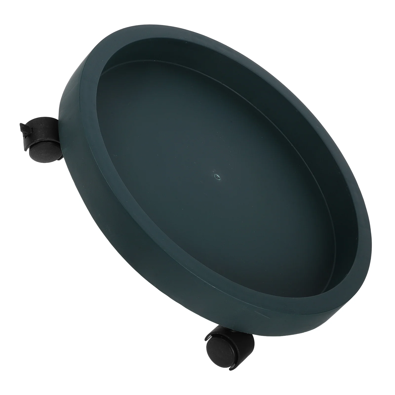 

Round Flower Pot Bottom Chassis Heavy Duty with Wheels Rolling Planter Stand for Indoor Outdoor Garden Use