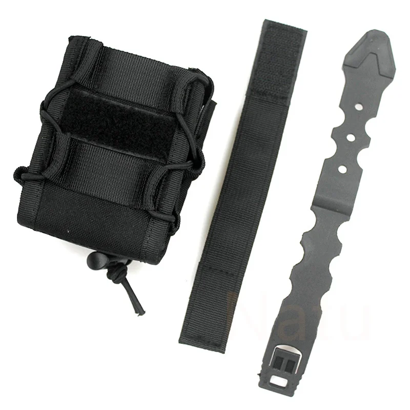 Tactical Molle Handcuff Holster Pouch for Duty Belt Case Fit Asp Hinged /Chain/ Folding Rigid Handcuff Holder Police Accessories