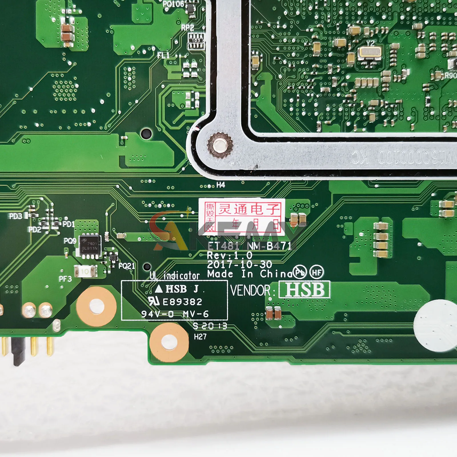 NM-B471 untuk Lenovo ThinkPad T480s Motherboard Laptop dengan I5 I7 Generasi Ke-8 4GB 8GB RAM UMA 100% Sepenuhnya Diuji