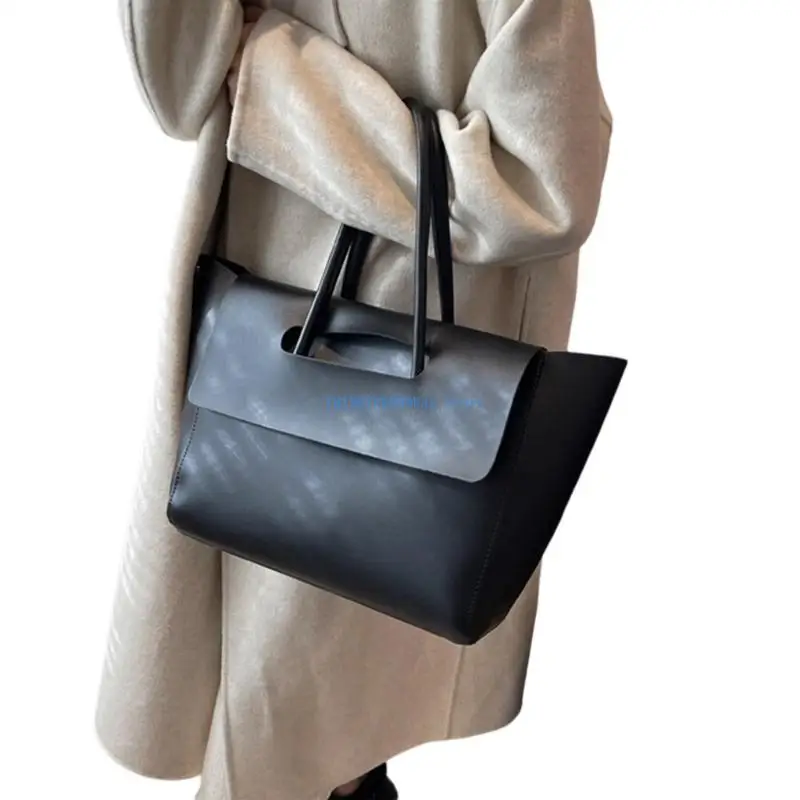 

63HC Elegant Handbag with Ample Space PU Bag Tote Suitable for Office School & Trips