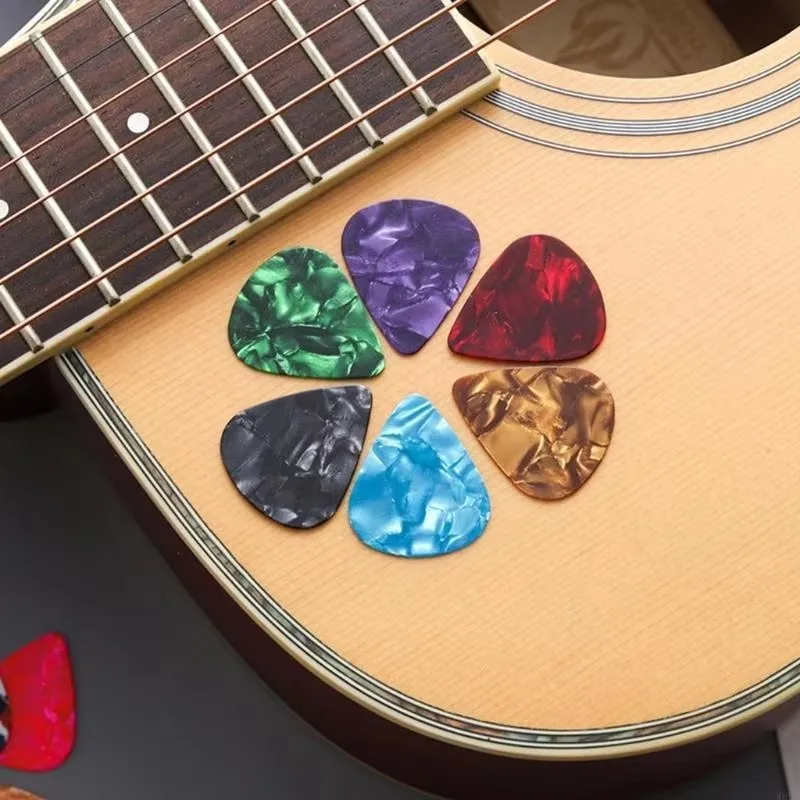 يختار الغيتار Plectrum الوسيط السيليلويد الكهربائية السلس الغيتار يختار باس الصوتية اللون الغيتار الكهربائي الملحقات TMZ #3