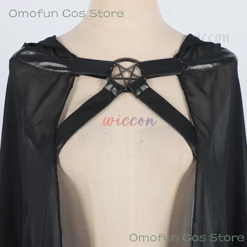 

v;7,e\6'Medieval Cloak Cape Long Robe Gothic Punk Hood Outfit Men Death Vampire Dark Costume Knight Warrior Cosplay For h;3,p\5/