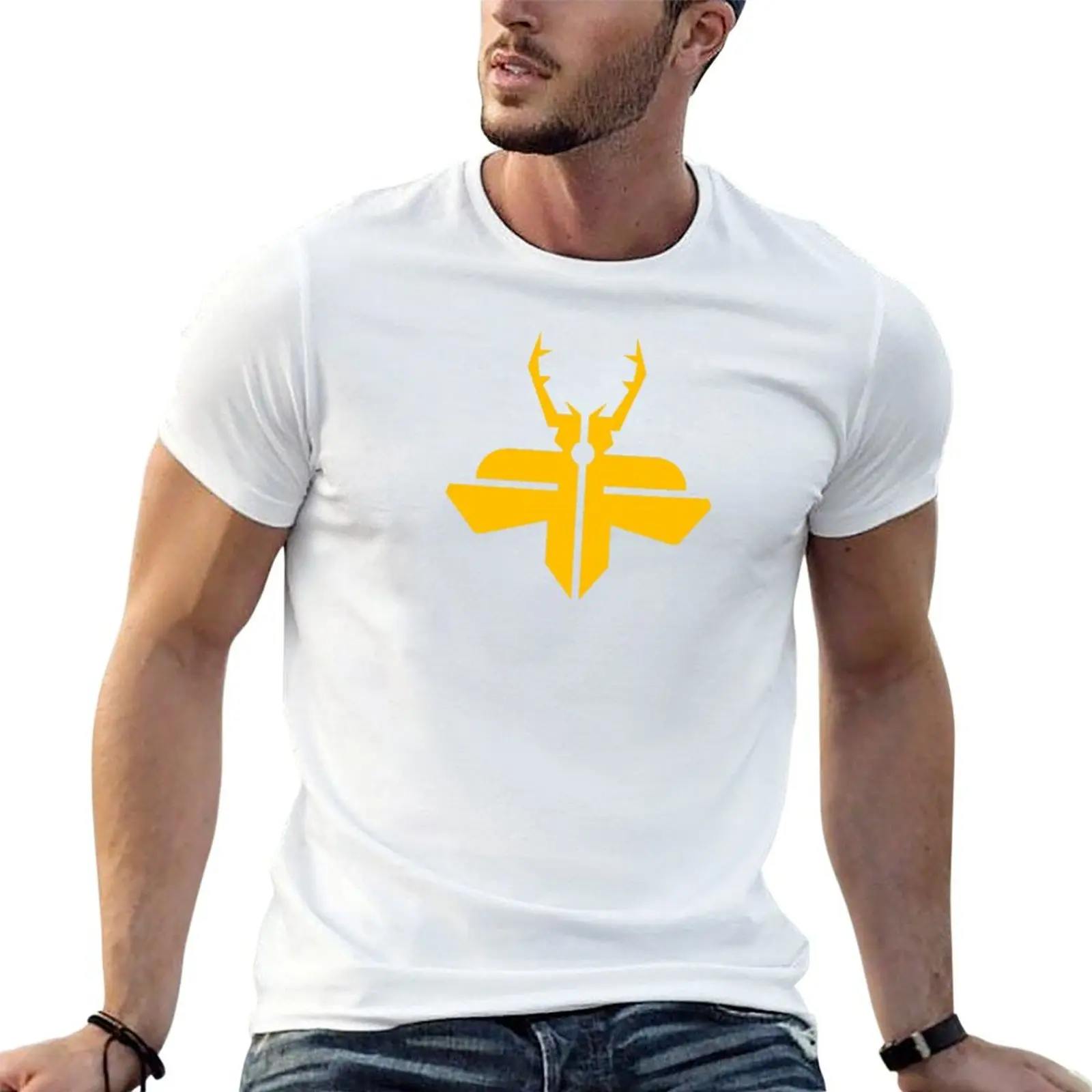 

Ghost T-Shirt man pack cotton Beetle for for man Yellow shirts shirts pack Moth white t t