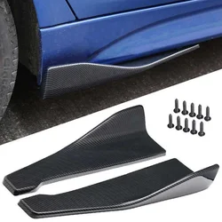 Universal 48CM Length Car Side Skirt Bumper Spoiler Splitter Protector Scratch For Audi For BMW E90 For VW Golf 5 6 Accessories