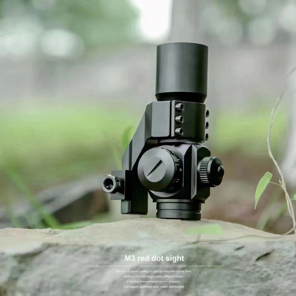 M3 البصر ميزاء بصري مع شبكاني نقطة حمراء خضراء ثلاثية الأبعاد لمسدس الهواء الادسنس الصيد Riflescopes #6