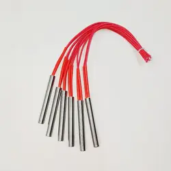 Riscaldatori a cartuccia per stampi elettrici da 10 pezzi tubo da 12mm di diametro. 50/60/80/100/120/150/200mm lunghezza elemento riscaldante tubolare cilindrico 220V