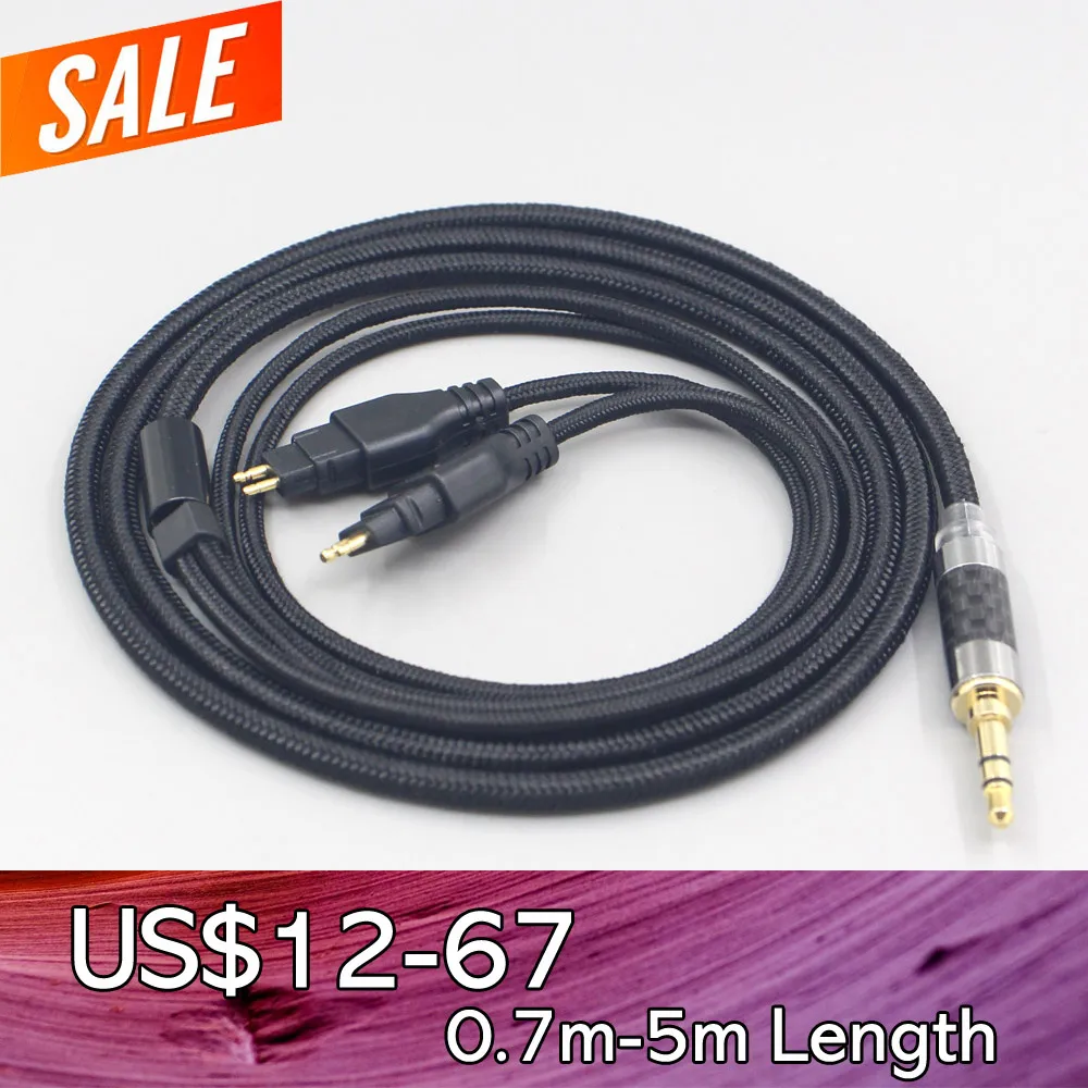 

Super Soft Headphone Nylon OFC Cable For Sennheiser HD580 HD600 HD650 HDxxx HD660S HD58x HD6xx Earphone LN007508