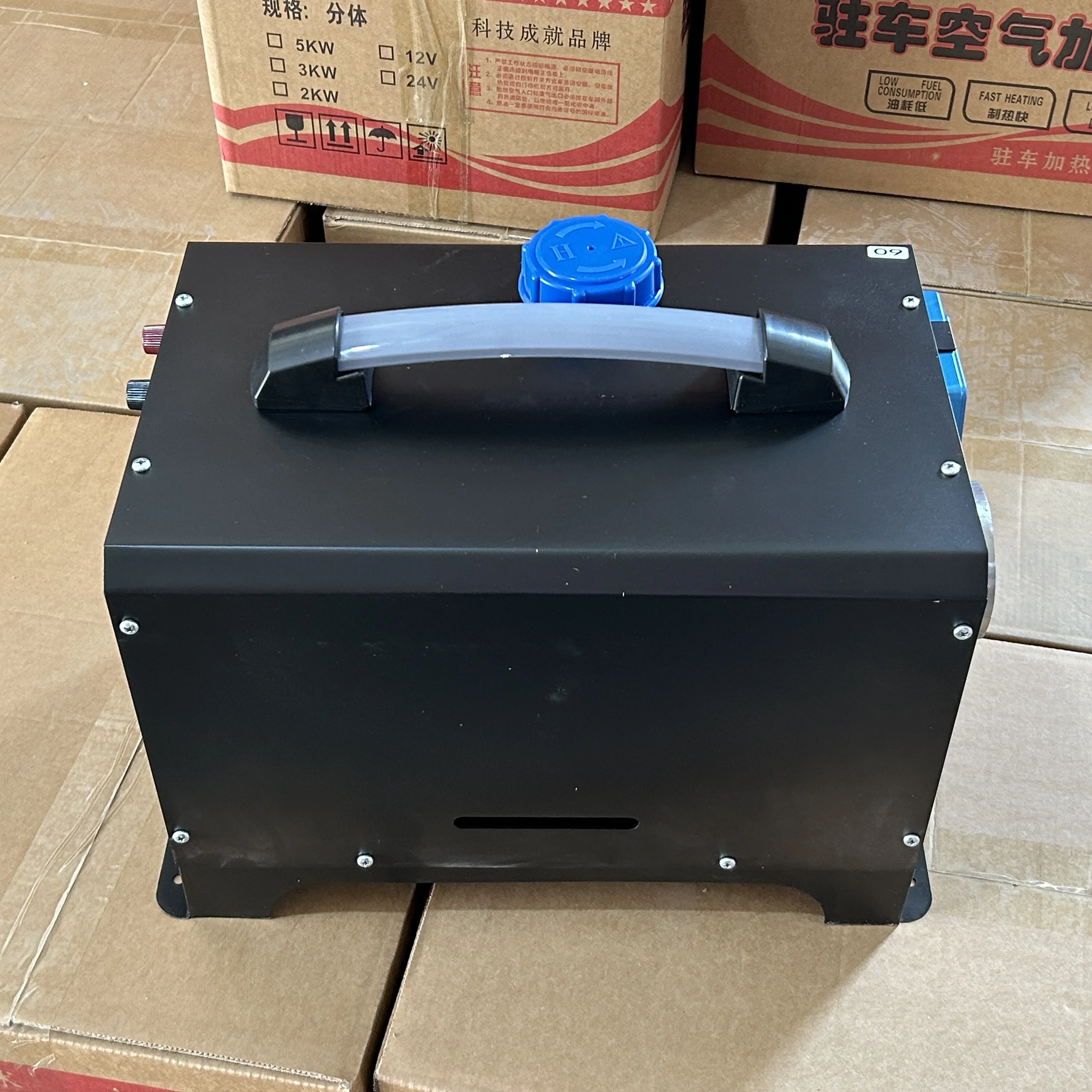 クラシックブラックパーキングヒーター 3in1 ヒーター 12v 24v 220v ディーゼルパーキングヒーター