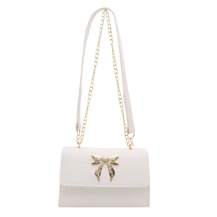 

2026 New Korean Style Solid Color Flap Small Square Bag, Elegant Casual Chain Shoulder & Underarm Bag for Women