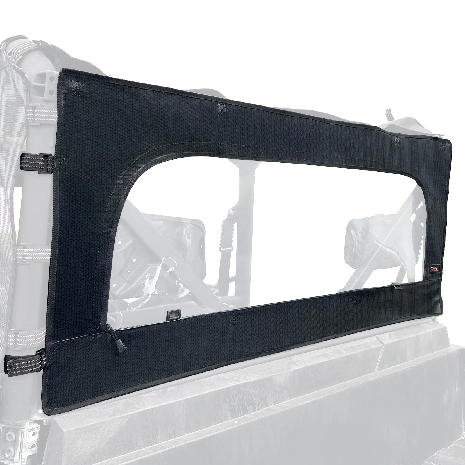 

For Tracker 800SX / 800SX Crew 2020-2024 Rear Soft Windshield UTV Durable PVC Transparent Film Dustproof Full Windscreen