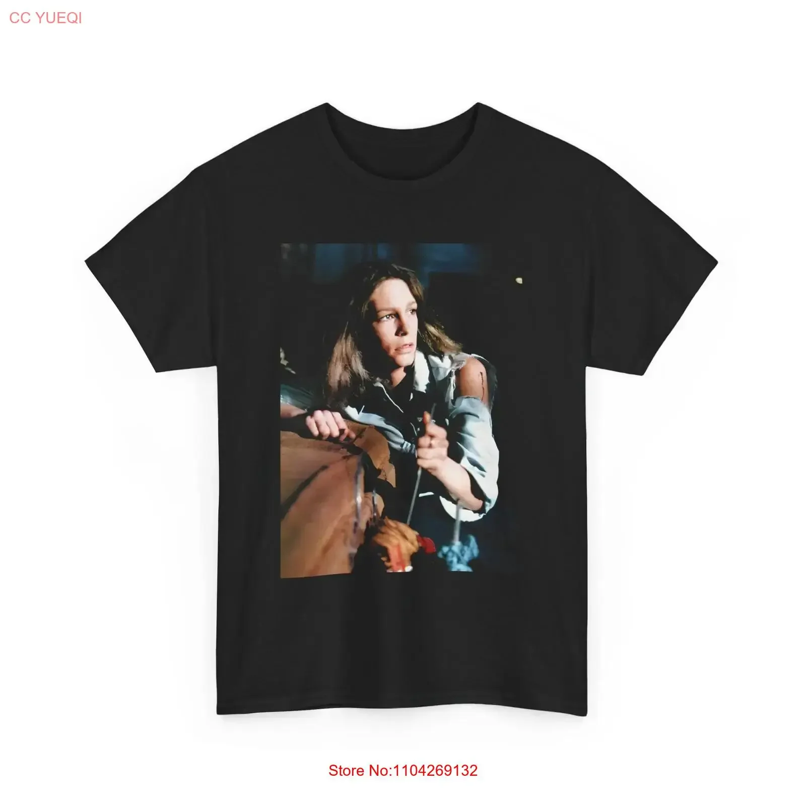 1978 halloween laurie strode beside couch scene T Shirt vintage Washed homme Versatile designer clothes fashion Stylish