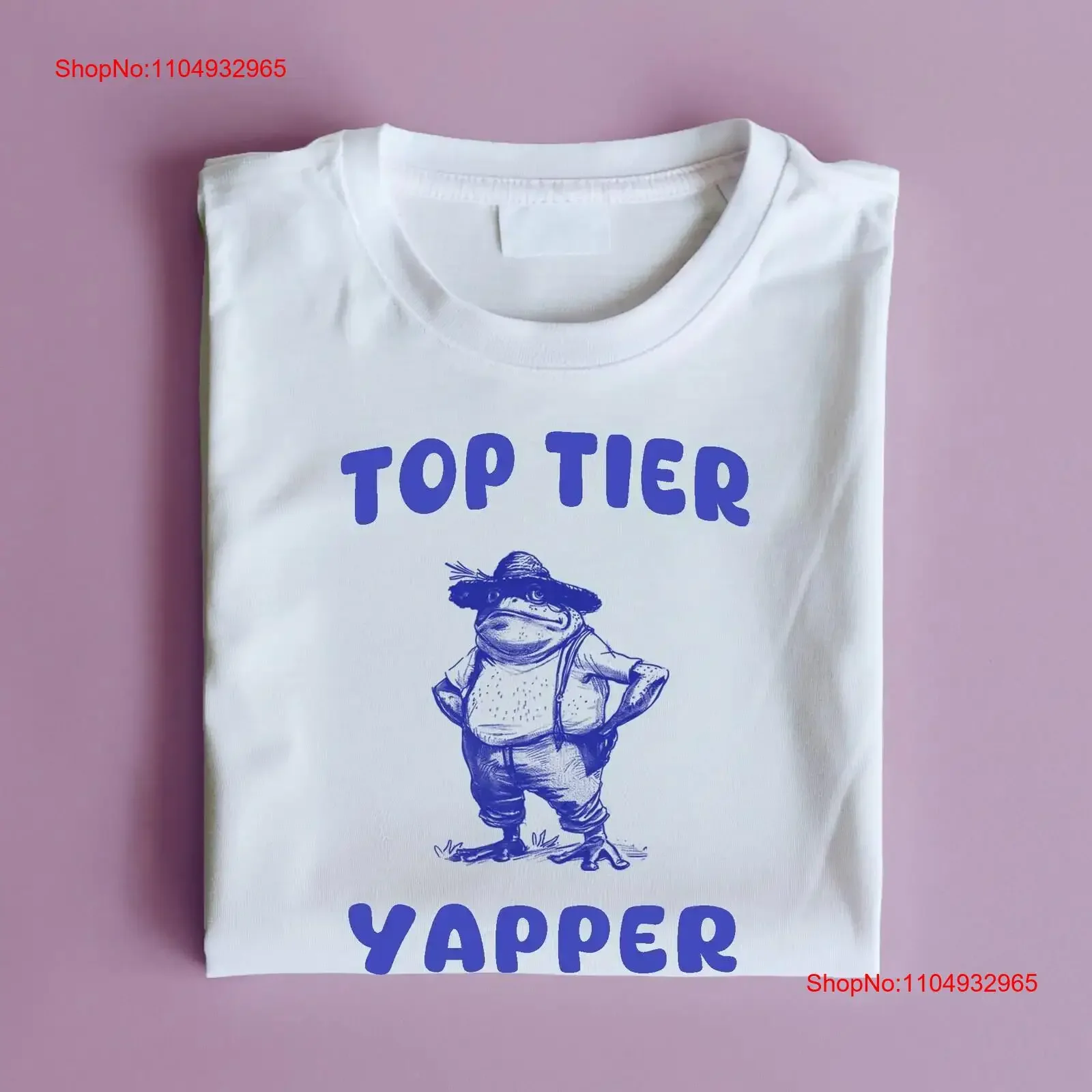 

Top Tier Yapper T Shirt Vintage Funny Gender Neutral Cotton vintage Washed Breathable fashion Top For Everyday Wear Versatile