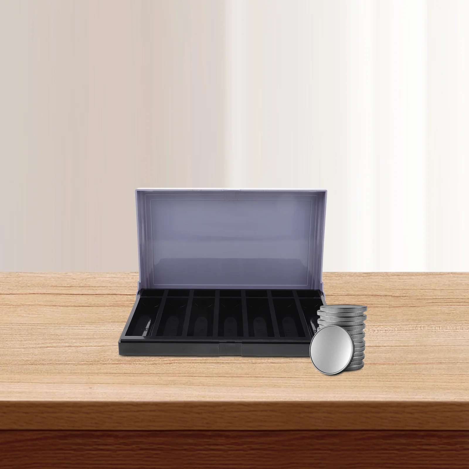 Coin Holders for Collectors Storage Jar Collection Cases Counter Counters Sorters