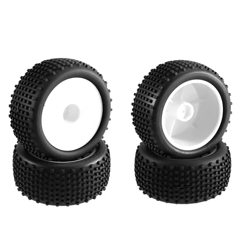 FBIL-RC Car Off-Road Buggy Wheel Tires 4PCS 1/10 Scale Wear-Resistant For Tamiya Xray Xb2 Serpent Srx2 Tekno B