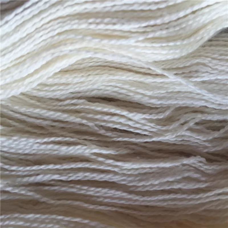 100g/lot 14mn/2strands 50%Silk+50%Merino Yarn Skein Knitting Woolen Yarn Silk Lace Hand knitting yarn Spring Summer Yarn 700M