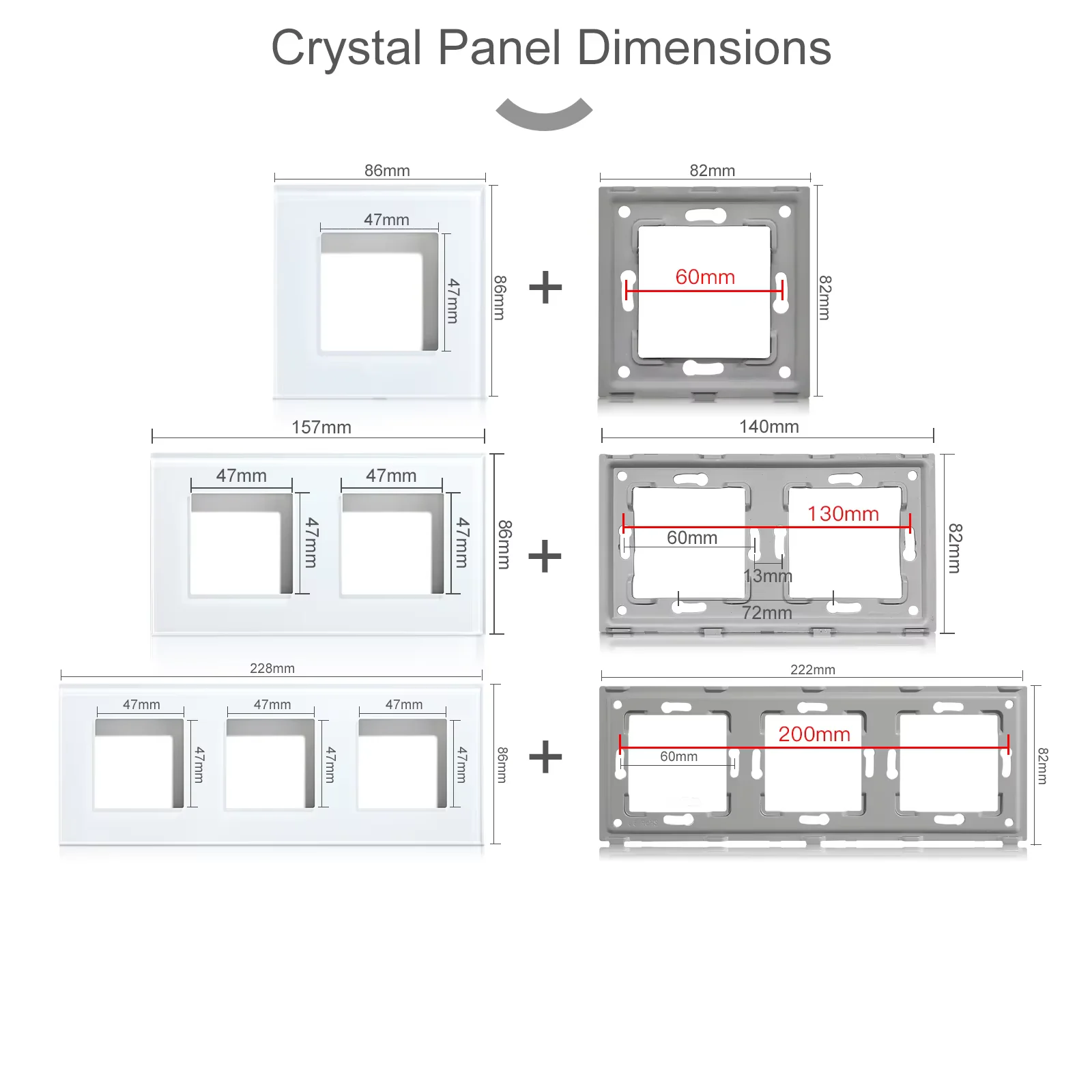 BSEED TV ST CAT6 USB AC French Socket Data PC Computer Dual Internet Sockets Plus Wall Power French Outlets White Glass Frames