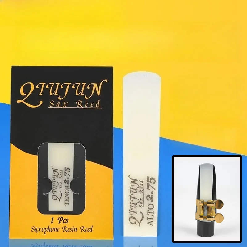 Resin Reeds for Soprano, Alto and Tenor Saxophones, Clarinet Reeds, Strength 2.25, 2.5, 2.75 ,Musical instrument accessories
