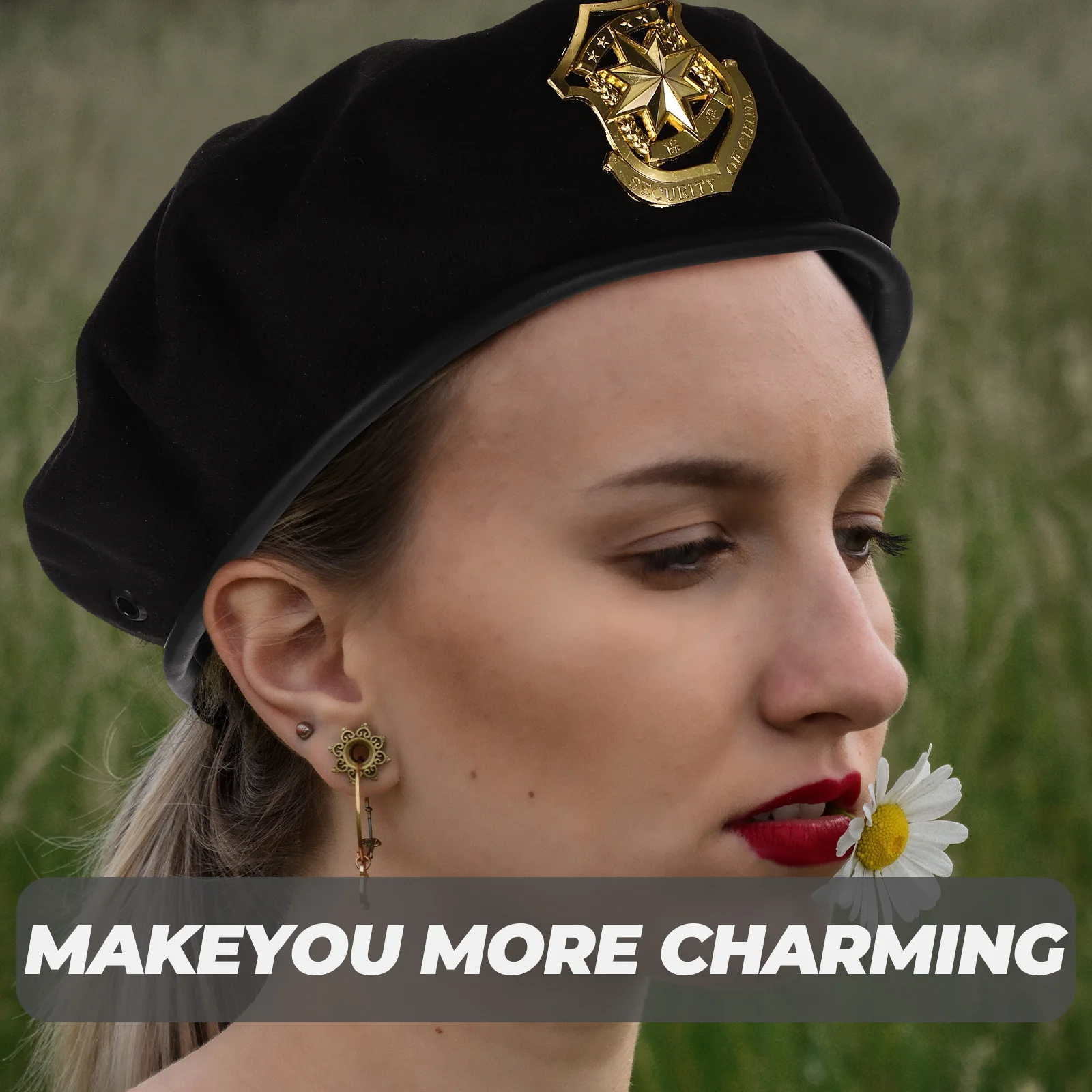 

1pc Beret Hat For Women Men Vintage Woolen Adjustable Headwear French Beanie Cap Autumn Winter Travel Accessory