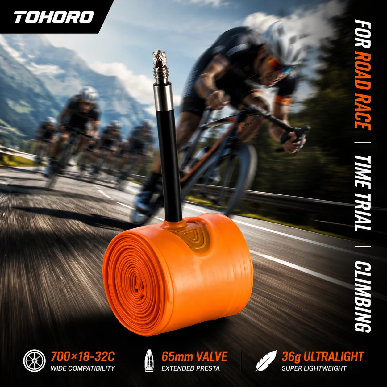TPUインナーチューブ 自転車ロードバイクアクセサリー 70 - Inner Tube 700C のレビューと価格