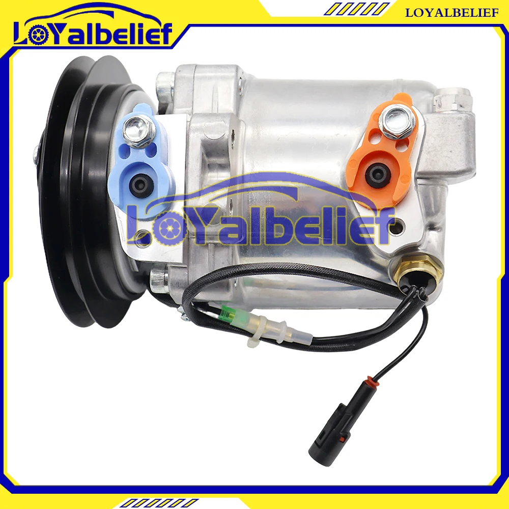 AC Compressor for Suzuki CARRY EVERY DA52T DA52V DA52W DA62  & Mazda Scrum Trucks Engines 95200-78A01 95200-78A02 95200-78A03 - view 6