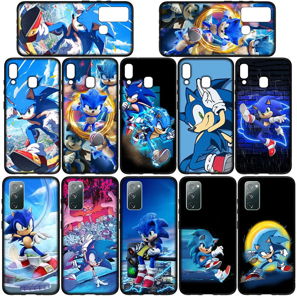 Anime Sonics Hedgehog Phone Cover Case for Xiaomi Redmi Note 13 8 7 12 Pro A3 13C 12C 8A 7A 8T A3X 4G 5G Note13 Soft Casing