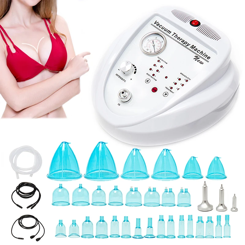 

Portable buttock lifting breast augmentation machine 24 cups massage milk lifting vacuum buttock augmentation machine