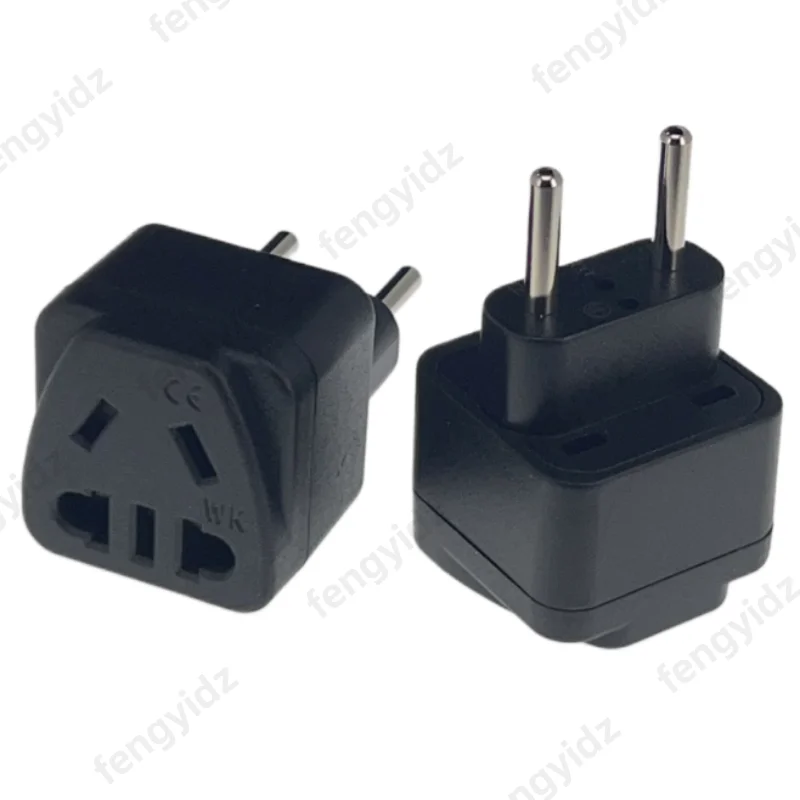 EU Travel Plug 2 IN 1 EU European To Chinese Universal AU 2 Pin Universal Travel Adapter Plug Converter Socket Small Plug