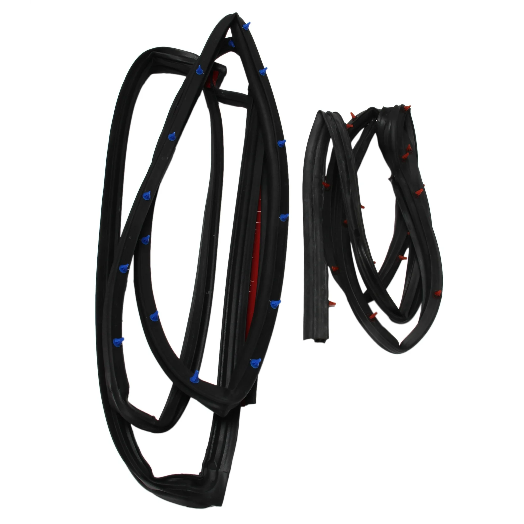 

6 шт. дверной резиновый уплотнитель, резиновая полоса дверного штыря для Mitsubishi Pajero Montero V31W V43W MR120675 MR120676 MR120677 MB669334