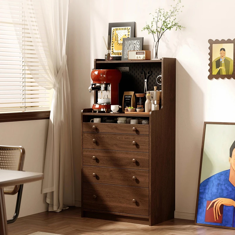 Gabinetes altos Vintage para sala de estar, gabinetes de salón elegantes y de moda de primera calidad de mediados de siglo, muebles de salón clásicos Glamour