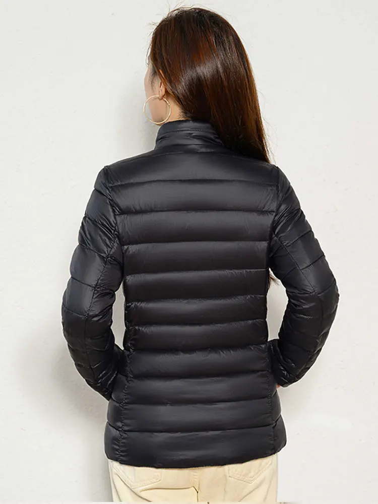 

2024 Women's ort Casual Faionable Versatile Hooded Stand Collar down Cotton Jaet Warm Trendy Korean Sle Long Sve Z...