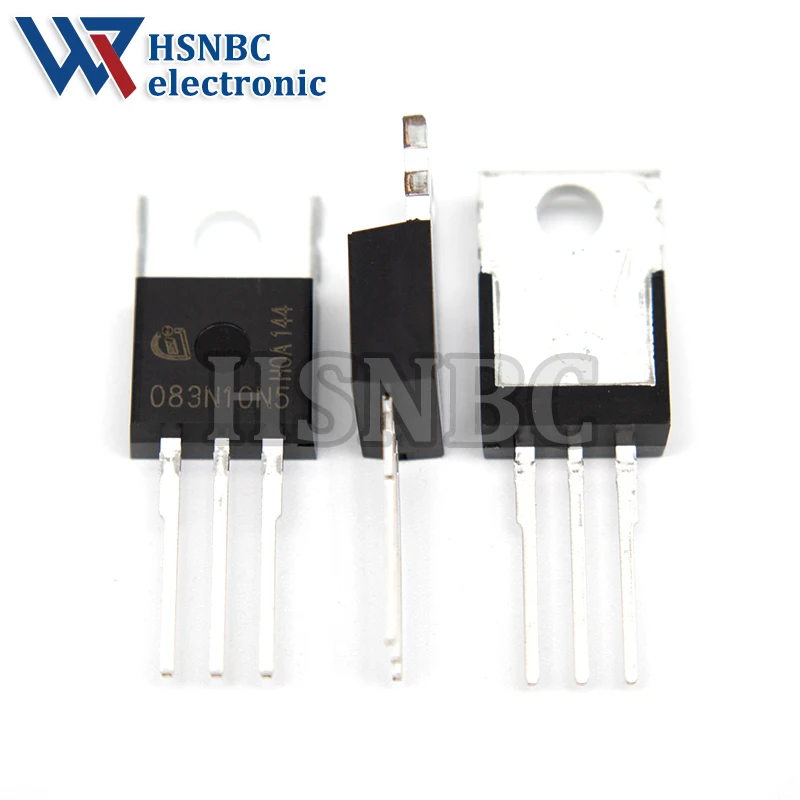 10 قطعة/الوحدة IPP083N10N5 083N10N5 IPP083N10N5AKSA1 TO-220 73A 100V N-قناة الطاقة MOSFET الترانزستور 100% جديد الأصلي